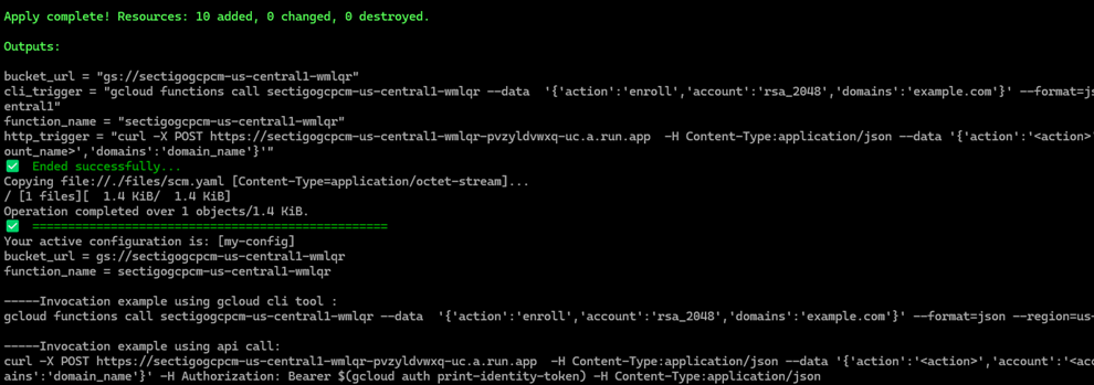 GCP resources