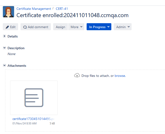 download certificate