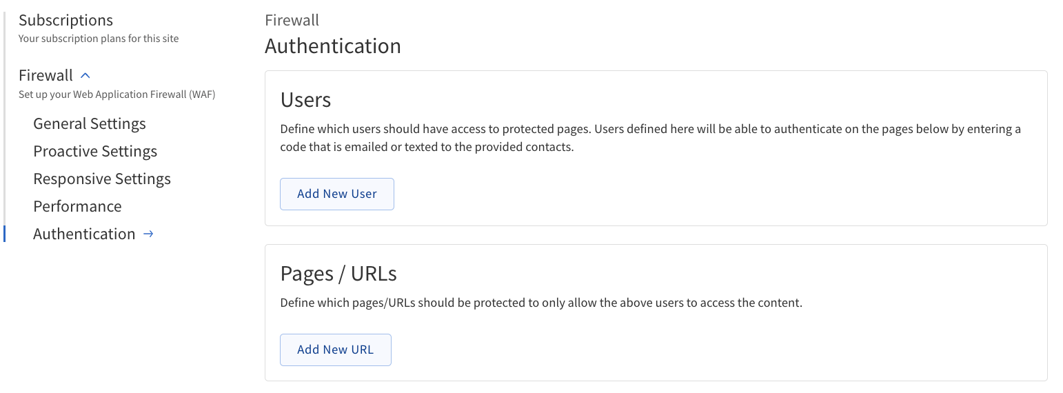 Authentication