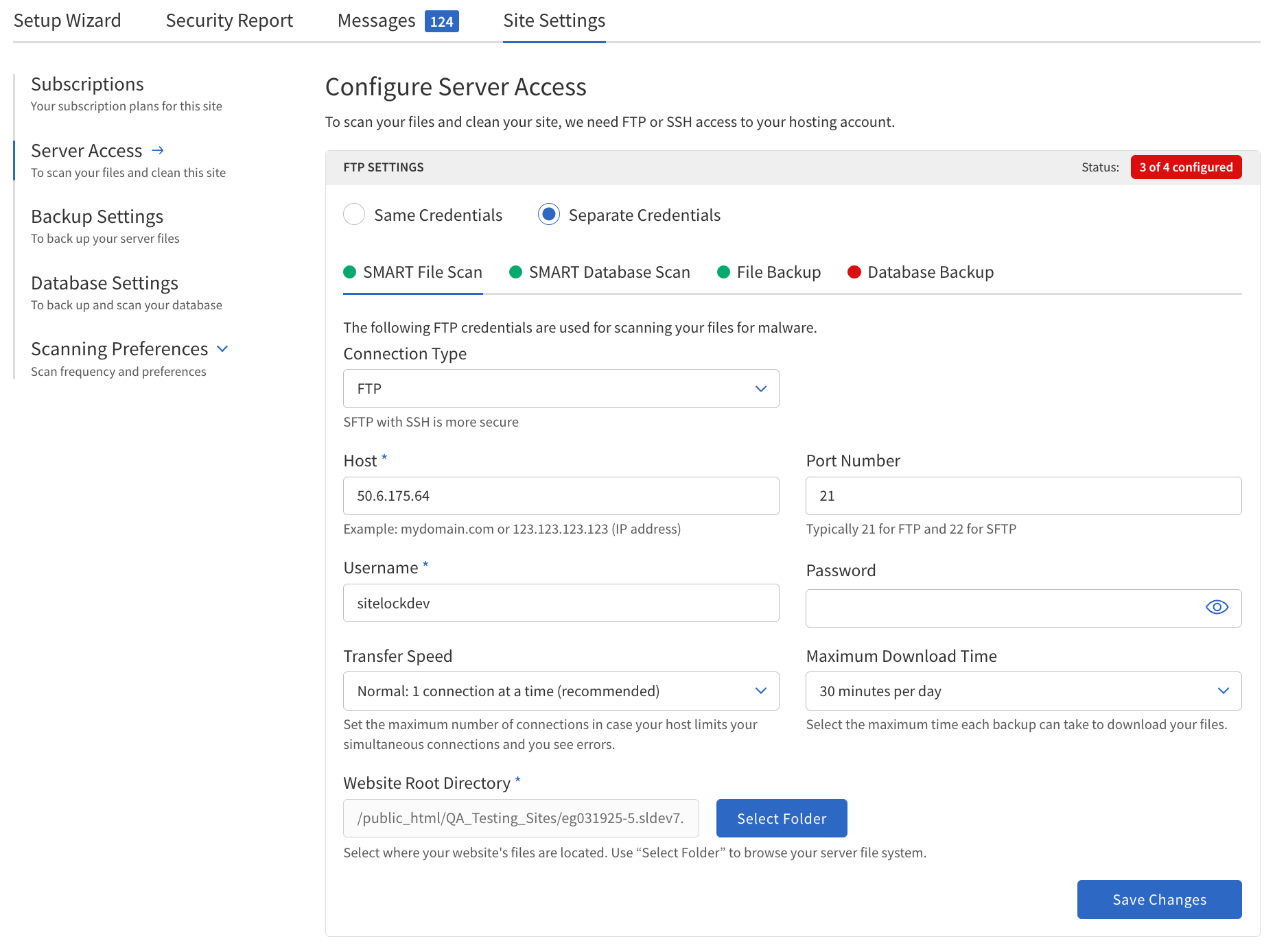Server Access