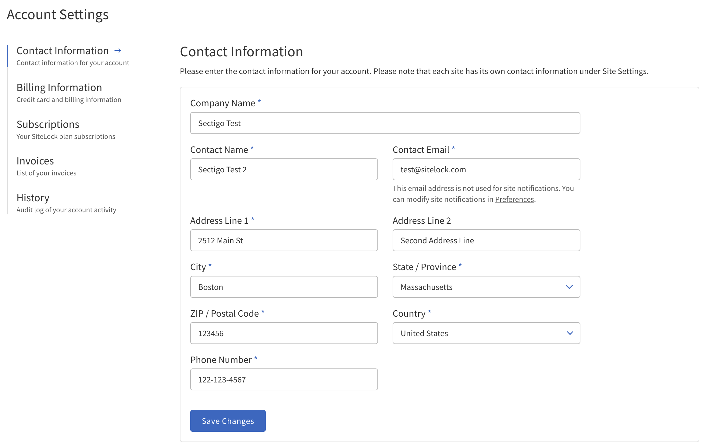 Contact Information