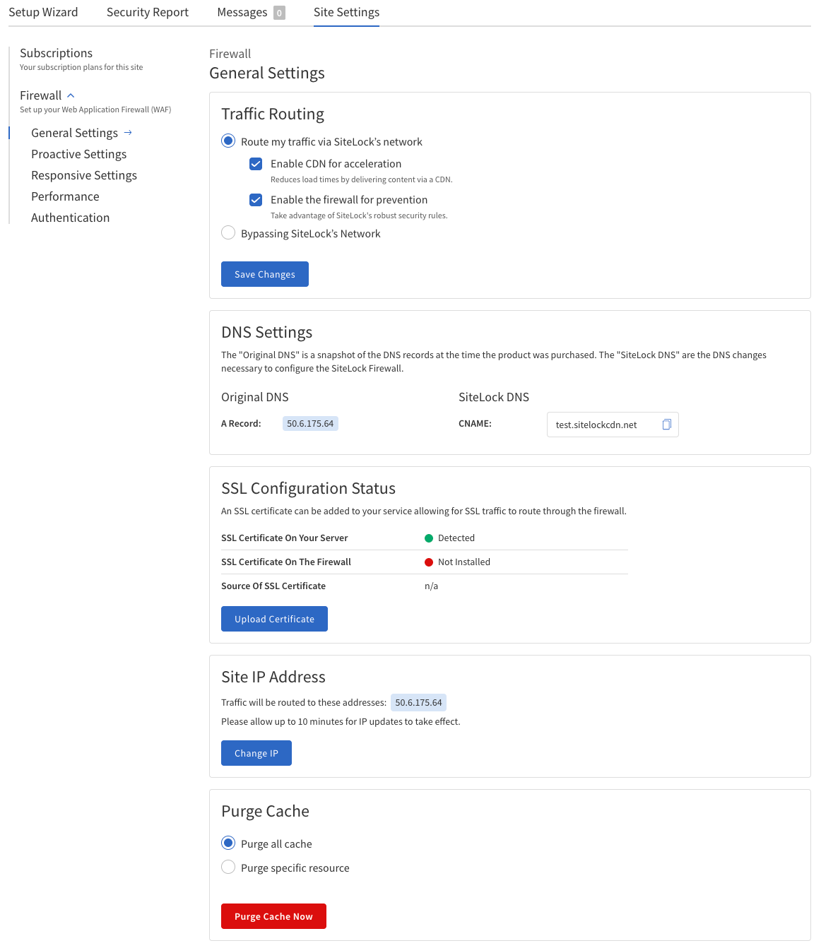 General Settings