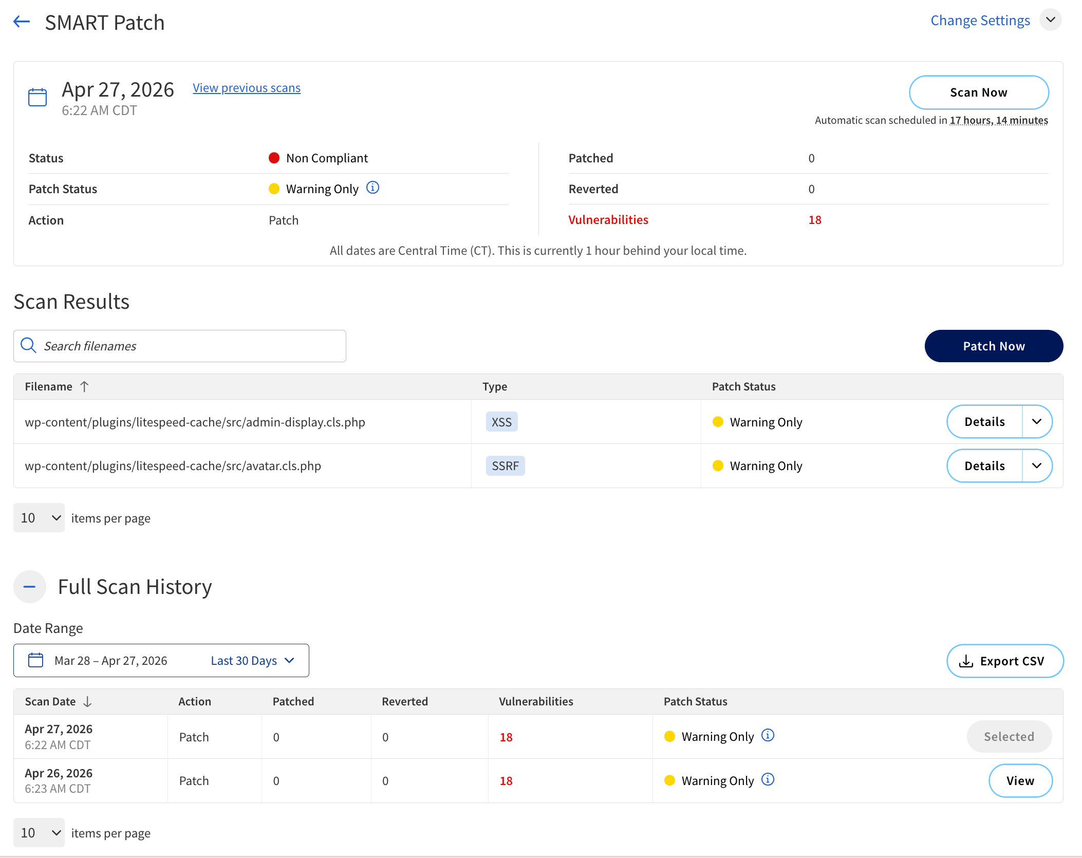 SMART Patch Overview