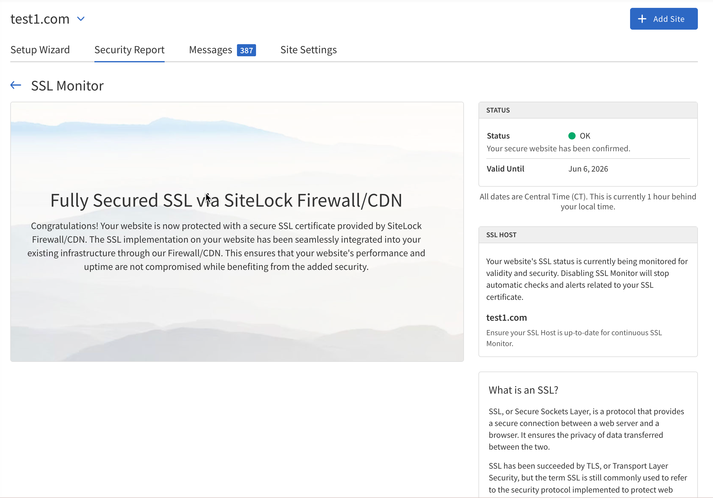 SSL Monitor Overview