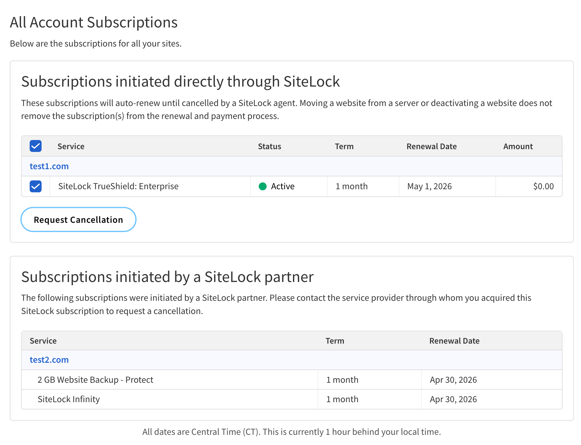 Managing Subscriptions