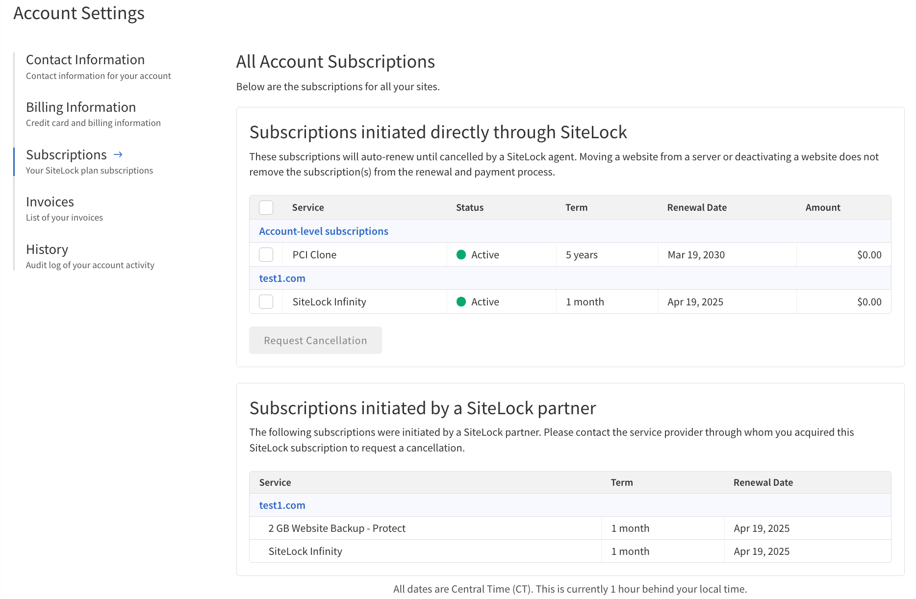 Subscriptions