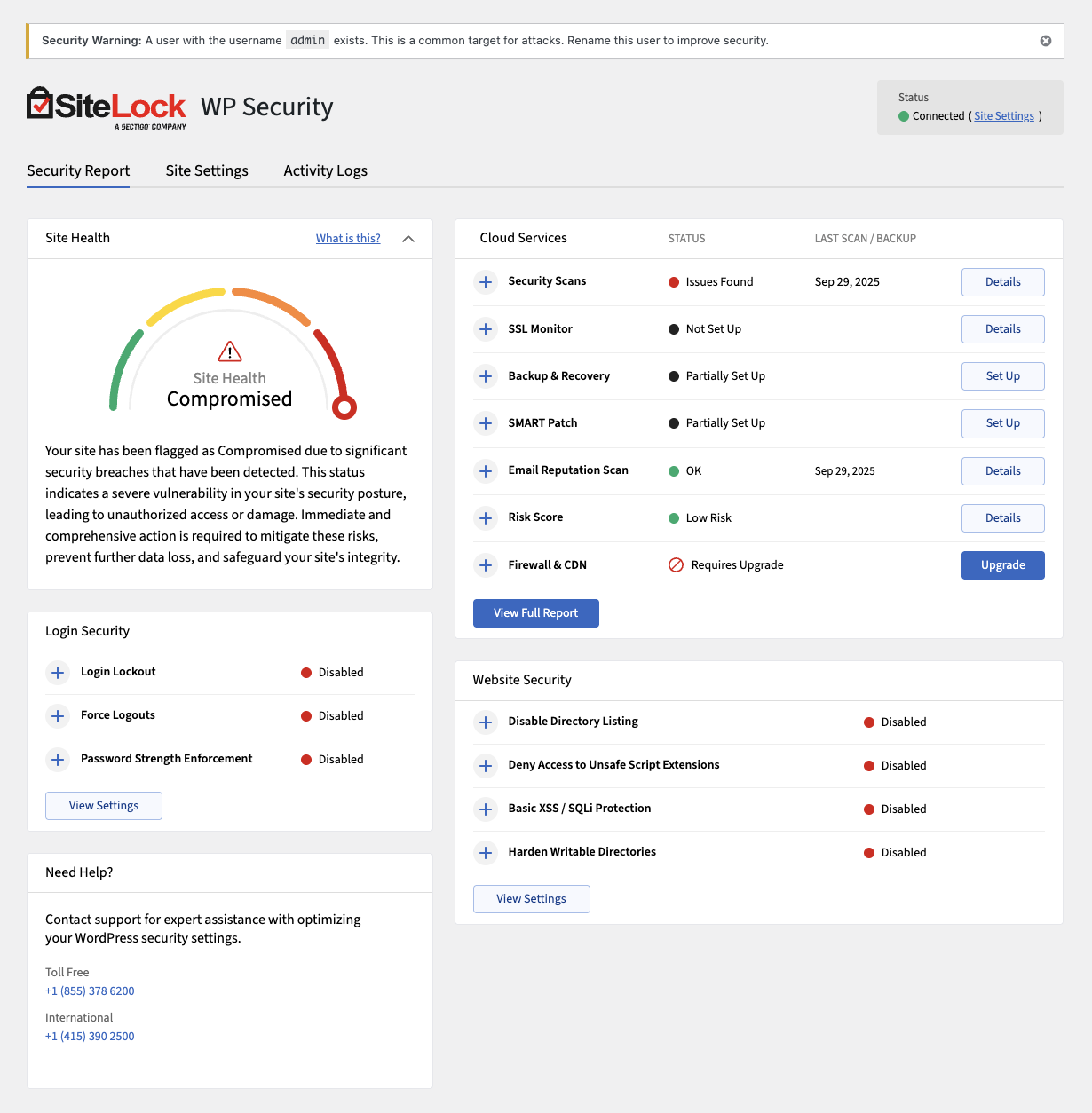 Security Report Overview